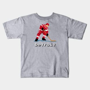 16-Bit Ice Hockey - Detroit Kids T-Shirt